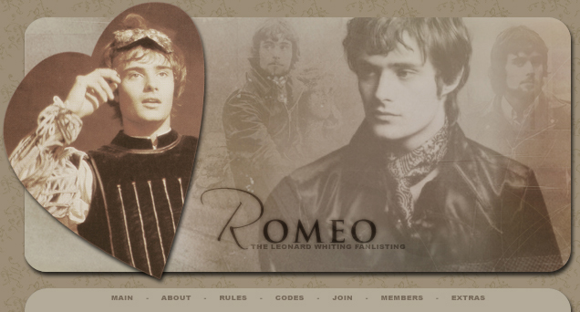 Romeo The Leonard Whiting Fanlisting